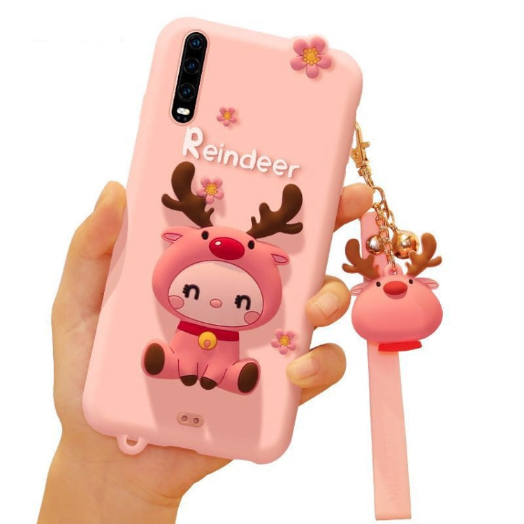 Cartoon All-inclusive Anti-drop Silicone Cover for Huawei P30, For Huawei P30