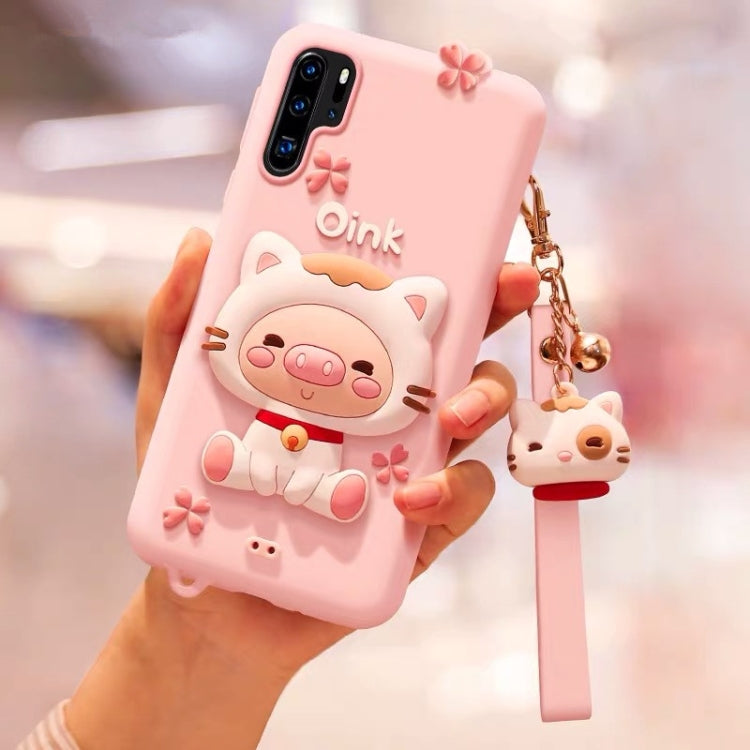 Lovely Pig Full Package Anti Falling Silicone Sleeve for  Haiwei P30 Pro, For Huawei P30 Pro