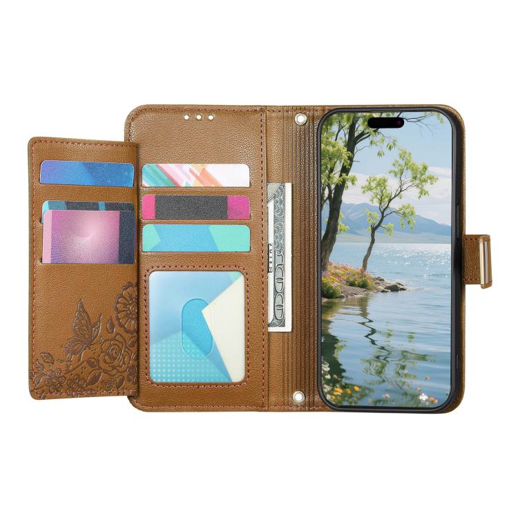 Flowers Leaves Zipper Wallet Leather Phone Case with Strap, For Redmi Note 14 Pro 5G, For Xiaomi 14T Pro, For Redmi Note 13 4G, For Redmi Note 13 Pro 5G, For Redmi Note 12 Turbo, For Redmi 15C 5G / 4G EU 173mm, For Redmi 15C 5G / 4G Global 171mm       ...