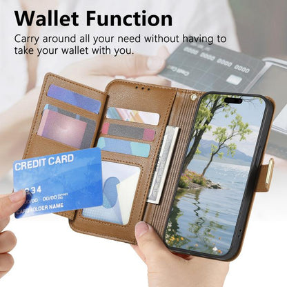 Flowers Leaves Zipper Wallet Leather Phone Case with Strap, For Redmi Note 14 Pro 5G, For Xiaomi 14T Pro, For Redmi Note 13 4G, For Redmi Note 13 Pro 5G, For Redmi Note 12 Turbo, For Redmi 15C 5G / 4G EU 173mm, For Redmi 15C 5G / 4G Global 171mm       ...
