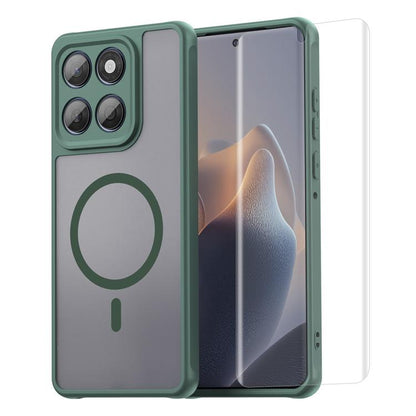 ENKAY Hat-Prince MagSafe Matte Translucent Shockproof Phone Case with Soft Hydrogel Film, For Motorola Edge 70 Fusion / 70 Fusion+, For Motorola Edge 60 Pro, For Motorola Edge 60 Fusion / 60 / 60s, For Motorola Edge 2025