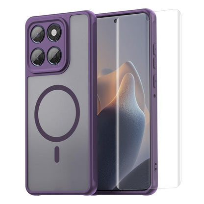 ENKAY Hat-Prince MagSafe Matte Translucent Shockproof Phone Case with Soft Hydrogel Film, For Motorola Edge 70 Fusion / 70 Fusion+, For Motorola Edge 60 Pro, For Motorola Edge 60 Fusion / 60 / 60s, For Motorola Edge 2025