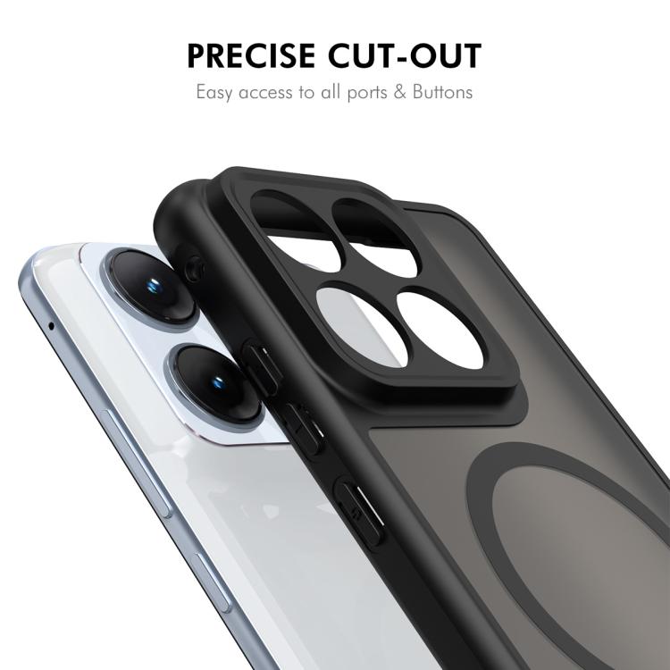 ENKAY Hat-Prince MagSafe Matte Translucent Shockproof Phone Case with Soft Hydrogel Film, For Motorola Edge 70 Fusion / 70 Fusion+, For Motorola Edge 60 Pro, For Motorola Edge 60 Fusion / 60 / 60s, For Motorola Edge 2025