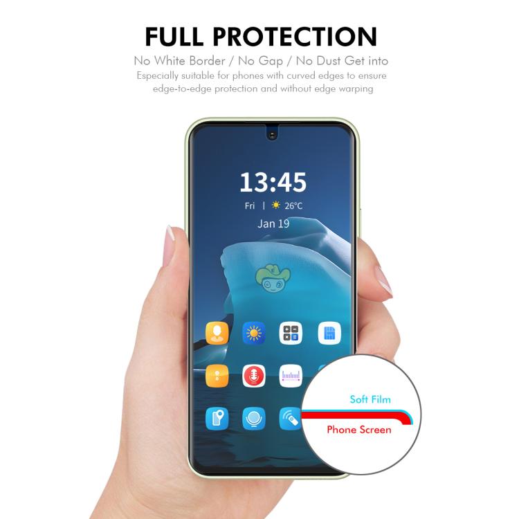 ENKAY Hat-Prince MagSafe Matte Translucent Shockproof Phone Case with Soft Hydrogel Film, For Motorola Edge 70 Fusion / 70 Fusion+, For Motorola Edge 60 Pro, For Motorola Edge 60 Fusion / 60 / 60s, For Motorola Edge 2025