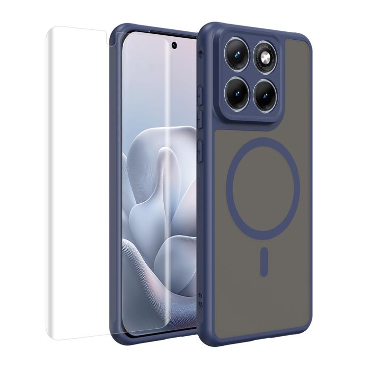 ENKAY Hat-Prince MagSafe Matte Translucent Shockproof Phone Case with Soft Hydrogel Film, For Motorola Edge 70 Fusion / 70 Fusion+, For Motorola Edge 60 Pro, For Motorola Edge 60 Fusion / 60 / 60s, For Motorola Edge 2025