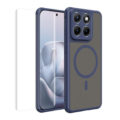 ENKAY Hat-Prince MagSafe Matte Translucent Shockproof Phone Case with Soft Hydrogel Film, For Motorola Edge 70 Fusion / 70 Fusion+, For Motorola Edge 60 Pro, For Motorola Edge 60 Fusion / 60 / 60s, For Motorola Edge 2025