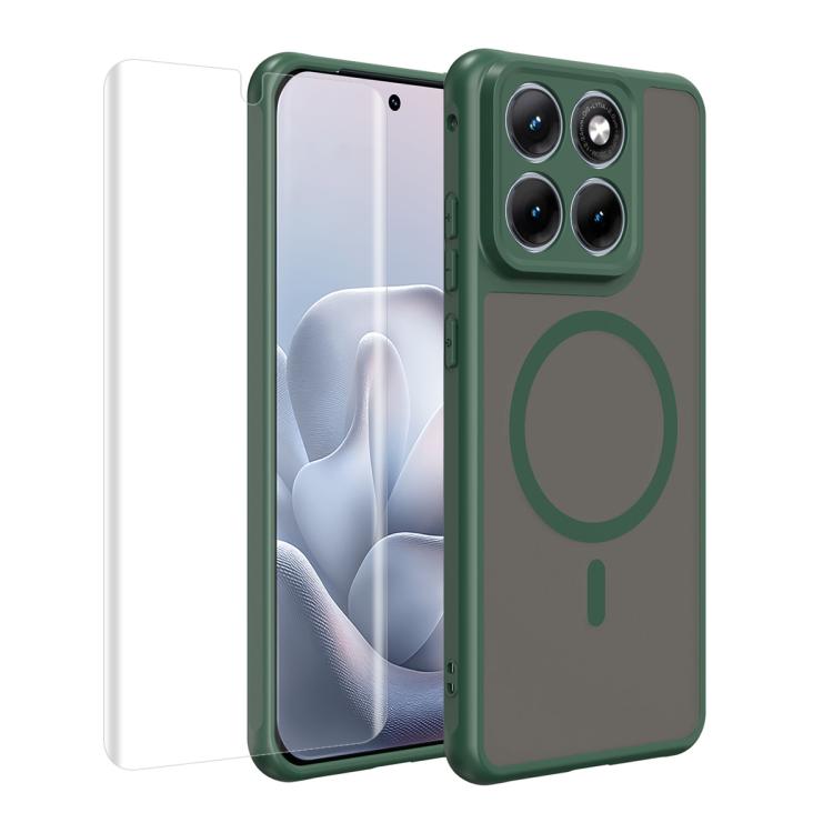 ENKAY Hat-Prince MagSafe Matte Translucent Shockproof Phone Case with Soft Hydrogel Film, For Motorola Edge 70 Fusion / 70 Fusion+, For Motorola Edge 60 Pro, For Motorola Edge 60 Fusion / 60 / 60s, For Motorola Edge 2025