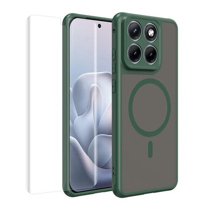 ENKAY Hat-Prince MagSafe Matte Translucent Shockproof Phone Case with Soft Hydrogel Film, For Motorola Edge 70 Fusion / 70 Fusion+, For Motorola Edge 60 Pro, For Motorola Edge 60 Fusion / 60 / 60s, For Motorola Edge 2025