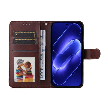 ENKAY Card Wallet Calf Texture Leather Phone Case with 0.18mm High Aluminum-silicon Glass Film, For Xiaomi 18 Pro Max 5G, For Xiaomi 18 Pro 5G, For Xiaomi 17T Pro, For Xiaomi 17T, For Xiaomi Poco X8 Pro Max 5G, For Xiaomi Poco X8 Pro 5G                ...