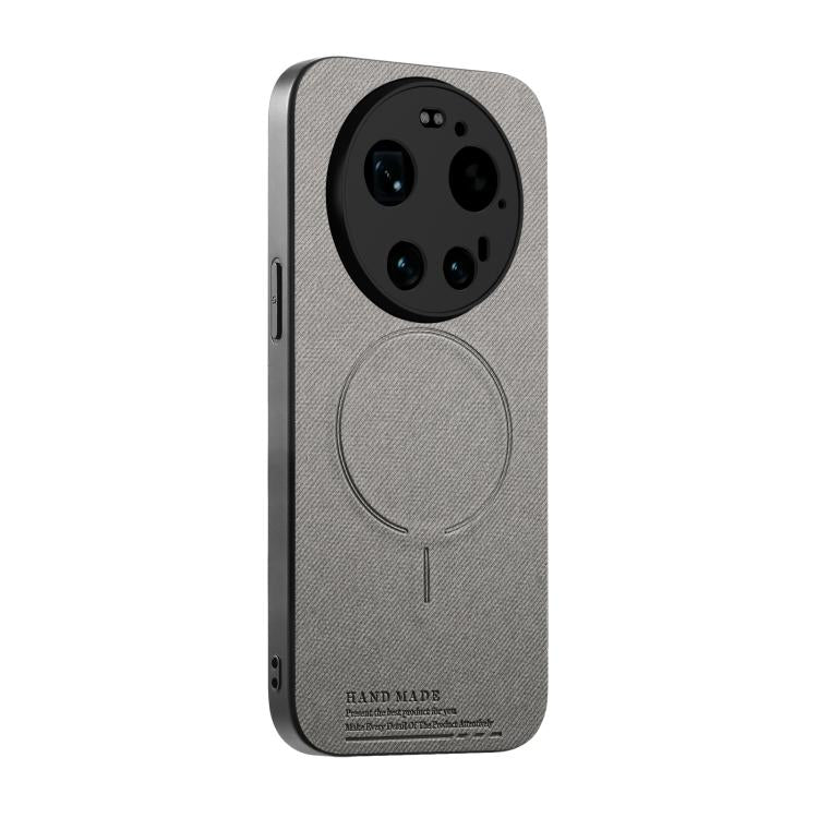Fabric Magnetic PU Back Cover Phone Case, For Redmi Note 15 Pro+ 5G Global 163.3mm, For Xiaomi 17 Ultra, For Redmi Note 15 Pro 4G Global 163.2mm, For Xiaomi 17 Pro Max, For Redmi Note 15 Pro 5G Global 163.6mm, For Xiaomi 17 Pro