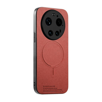 Fabric Magnetic PU Back Cover Phone Case, For Redmi Note 15 Pro+ 5G Global 163.3mm, For Xiaomi 17 Ultra, For Redmi Note 15 Pro 4G Global 163.2mm, For Xiaomi 17 Pro Max, For Redmi Note 15 Pro 5G Global 163.6mm, For Xiaomi 17 Pro
