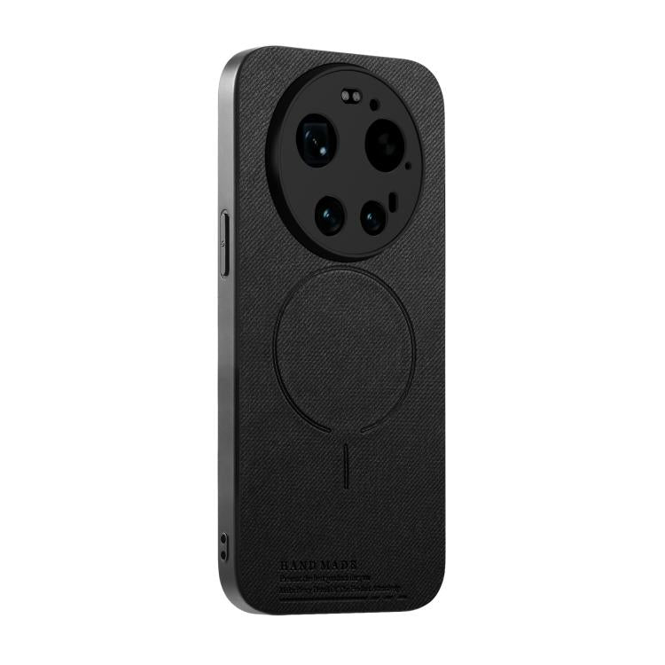 Fabric Magnetic PU Back Cover Phone Case, For Redmi Note 15 Pro+ 5G Global 163.3mm, For Xiaomi 17 Ultra, For Redmi Note 15 Pro 4G Global 163.2mm, For Xiaomi 17 Pro Max, For Redmi Note 15 Pro 5G Global 163.6mm, For Xiaomi 17 Pro
