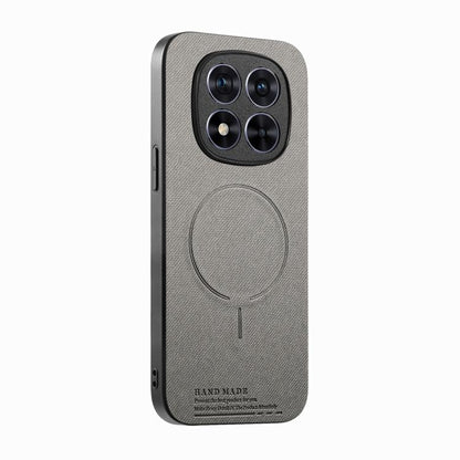 Fabric Magnetic PU Back Cover Phone Case, For Redmi Note 15 Pro+ 5G Global 163.3mm, For Xiaomi 17 Ultra, For Redmi Note 15 Pro 4G Global 163.2mm, For Xiaomi 17 Pro Max, For Redmi Note 15 Pro 5G Global 163.6mm, For Xiaomi 17 Pro