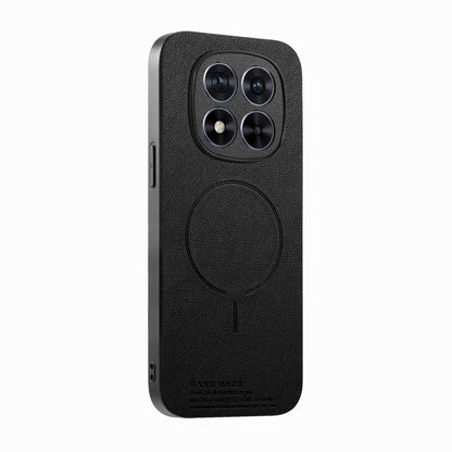 Fabric Magnetic PU Back Cover Phone Case, For Redmi Note 15 Pro+ 5G Global 163.3mm, For Xiaomi 17 Ultra, For Redmi Note 15 Pro 4G Global 163.2mm, For Xiaomi 17 Pro Max, For Redmi Note 15 Pro 5G Global 163.6mm, For Xiaomi 17 Pro