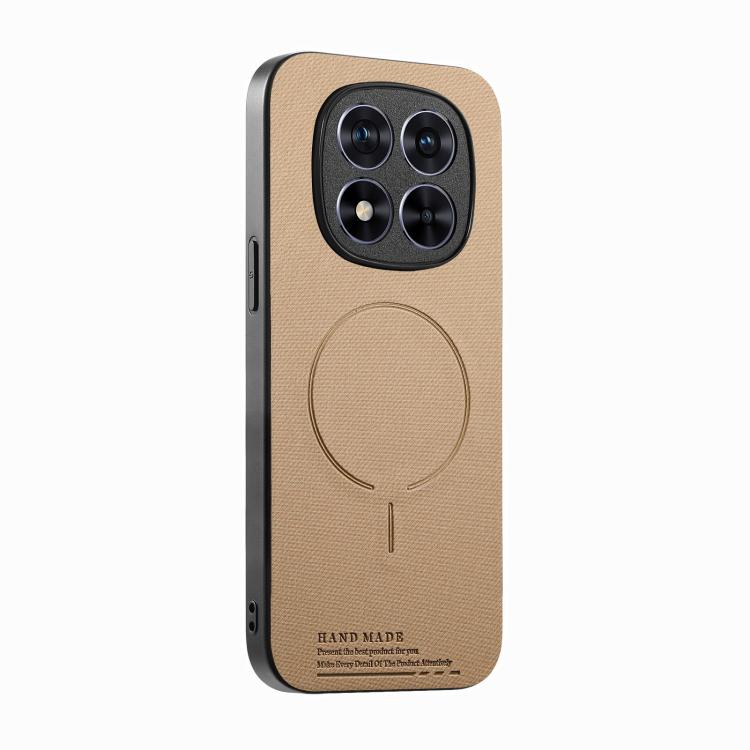Fabric Magnetic PU Back Cover Phone Case, For Redmi Note 15 Pro+ 5G Global 163.3mm, For Xiaomi 17 Ultra, For Redmi Note 15 Pro 4G Global 163.2mm, For Xiaomi 17 Pro Max, For Redmi Note 15 Pro 5G Global 163.6mm, For Xiaomi 17 Pro