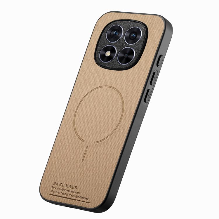 Fabric Magnetic PU Back Cover Phone Case, For Redmi Note 15 Pro+ 5G Global 163.3mm, For Xiaomi 17 Ultra, For Redmi Note 15 Pro 4G Global 163.2mm, For Xiaomi 17 Pro Max, For Redmi Note 15 Pro 5G Global 163.6mm, For Xiaomi 17 Pro