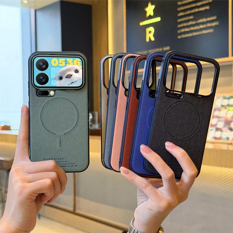 Fabric Magnetic PU Back Cover Phone Case, For Redmi Note 15 Pro+ 5G Global 163.3mm, For Xiaomi 17 Ultra, For Redmi Note 15 Pro 4G Global 163.2mm, For Xiaomi 17 Pro Max, For Redmi Note 15 Pro 5G Global 163.6mm, For Xiaomi 17 Pro