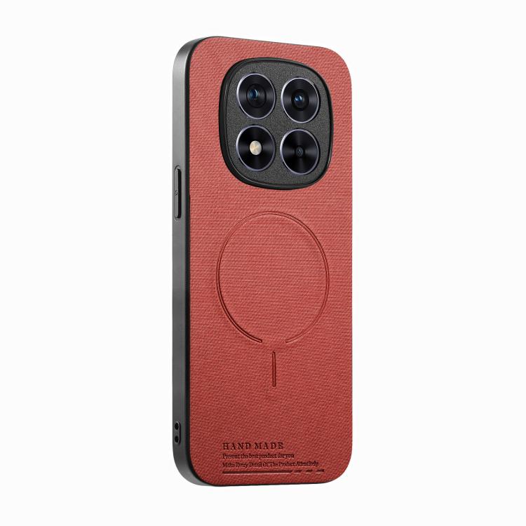 Fabric Magnetic PU Back Cover Phone Case, For Redmi Note 15 Pro+ 5G Global 163.3mm, For Xiaomi 17 Ultra, For Redmi Note 15 Pro 4G Global 163.2mm, For Xiaomi 17 Pro Max, For Redmi Note 15 Pro 5G Global 163.6mm, For Xiaomi 17 Pro