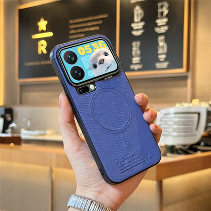 Fabric Magnetic PU Back Cover Phone Case, For Redmi Note 15 Pro+ 5G Global 163.3mm, For Xiaomi 17 Ultra, For Redmi Note 15 Pro 4G Global 163.2mm, For Xiaomi 17 Pro Max, For Redmi Note 15 Pro 5G Global 163.6mm, For Xiaomi 17 Pro