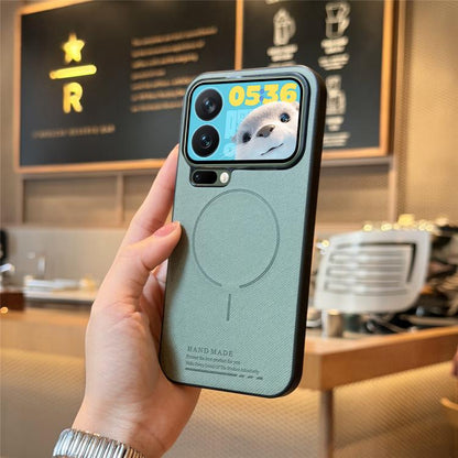 Fabric Magnetic PU Back Cover Phone Case, For Redmi Note 15 Pro+ 5G Global 163.3mm, For Xiaomi 17 Ultra, For Redmi Note 15 Pro 4G Global 163.2mm, For Xiaomi 17 Pro Max, For Redmi Note 15 Pro 5G Global 163.6mm, For Xiaomi 17 Pro