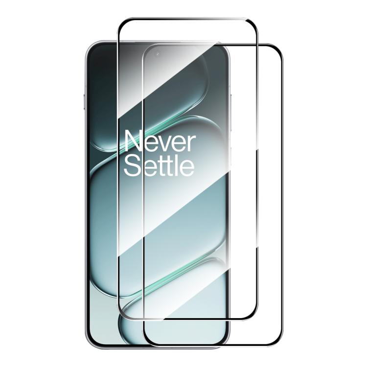 2pcs ENKAY Hat-Prince 0.18mm 9H 2.5D High Aluminum-silicon Tempered Glass Film, Support Ultrasonic Fingerprint Unclock, For OnePlus 15T, For OnePlus 15, For OnePlus Ace 6 / 6T / 15R