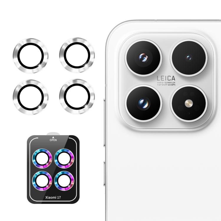 ENKAY Hat-Prince 9H Rear Camera Lens Aluminium Alloy Tempered Glass Film, For Redmi Note 17 Pro 5G Global 163mm, For Xiaomi Poco F8 Ultra, For Redmi Note 15 4G Global 164mm, For Xiaomi Poco F8 Pro, For Redmi K90, For Redmi K90 Pro Max                  ...