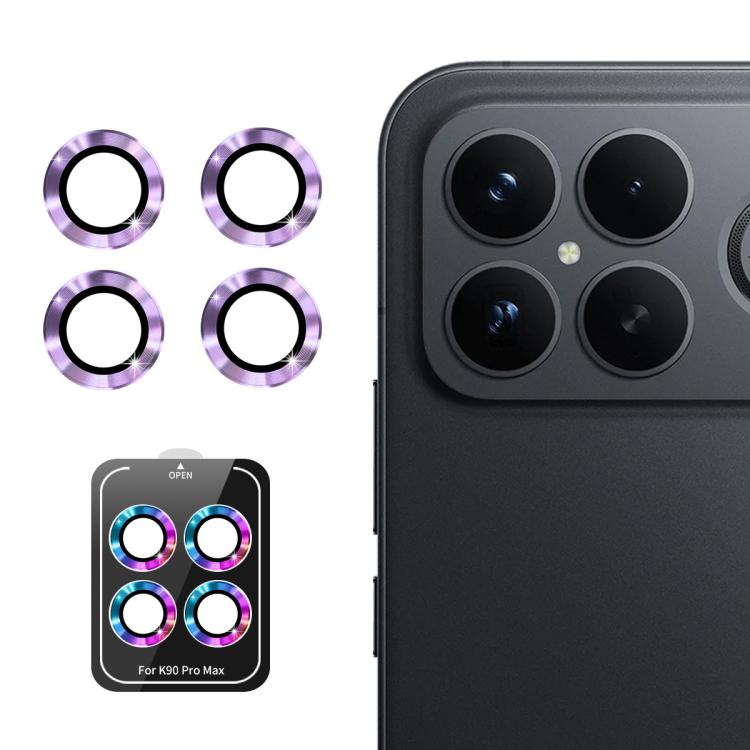 ENKAY Hat-Prince 9H Rear Camera Lens Aluminium Alloy Tempered Glass Film, For Redmi Note 17 Pro 5G Global 163mm, For Xiaomi Poco F8 Ultra, For Redmi Note 15 4G Global 164mm, For Xiaomi Poco F8 Pro, For Redmi K90, For Redmi K90 Pro Max                  ...