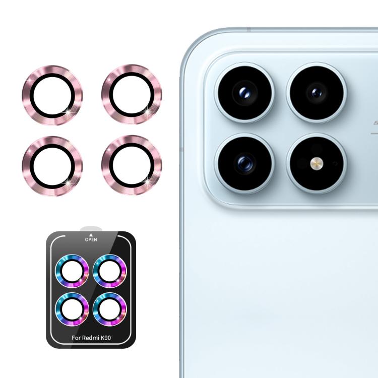 ENKAY Hat-Prince 9H Rear Camera Lens Aluminium Alloy Tempered Glass Film, For Redmi Note 17 Pro 5G Global 163mm, For Xiaomi Poco F8 Ultra, For Redmi Note 15 4G Global 164mm, For Xiaomi Poco F8 Pro, For Redmi K90, For Redmi K90 Pro Max                  ...