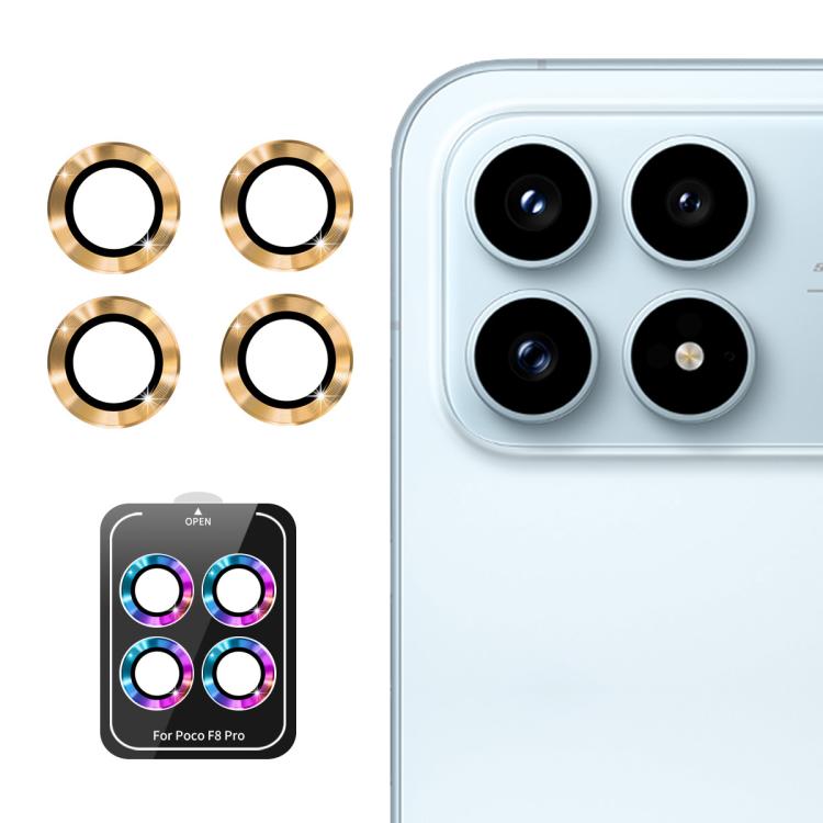 ENKAY Hat-Prince 9H Rear Camera Lens Aluminium Alloy Tempered Glass Film, For Redmi Note 17 Pro 5G Global 163mm, For Xiaomi Poco F8 Ultra, For Redmi Note 15 4G Global 164mm, For Xiaomi Poco F8 Pro, For Redmi K90, For Redmi K90 Pro Max                  ...