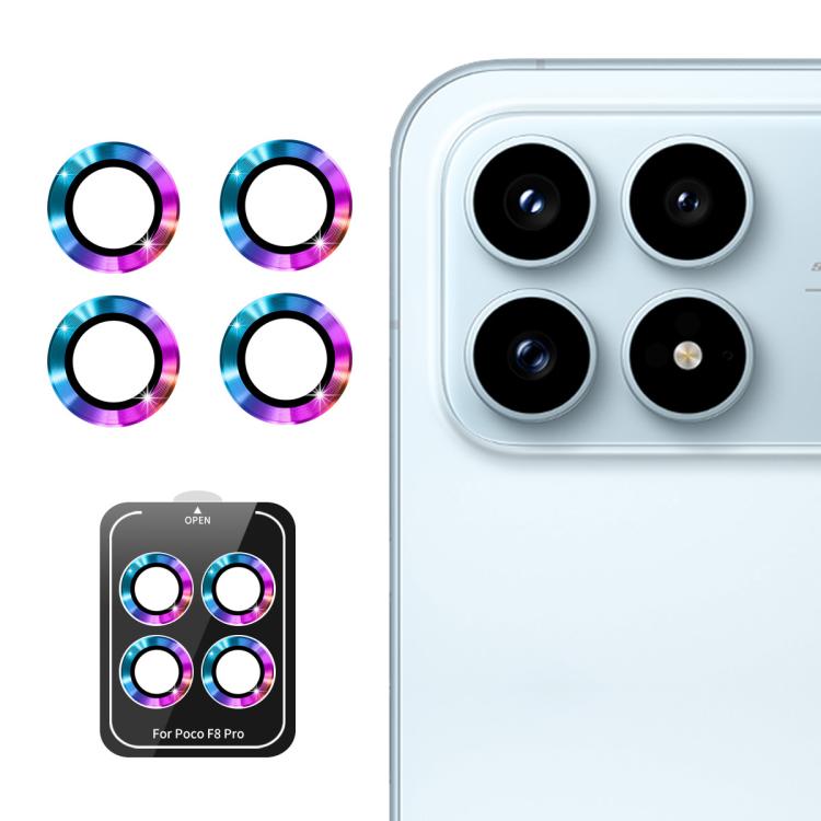 ENKAY Hat-Prince 9H Rear Camera Lens Aluminium Alloy Tempered Glass Film, For Redmi Note 17 Pro 5G Global 163mm, For Xiaomi Poco F8 Ultra, For Redmi Note 15 4G Global 164mm, For Xiaomi Poco F8 Pro, For Redmi K90, For Redmi K90 Pro Max                  ...