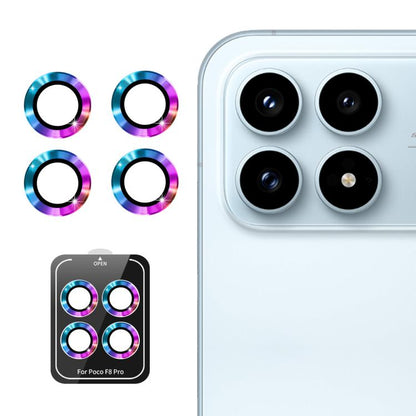 ENKAY Hat-Prince 9H Rear Camera Lens Aluminium Alloy Tempered Glass Film, For Redmi Note 17 Pro 5G Global 163mm, For Xiaomi Poco F8 Ultra, For Redmi Note 15 4G Global 164mm, For Xiaomi Poco F8 Pro, For Redmi K90, For Redmi K90 Pro Max                  ...