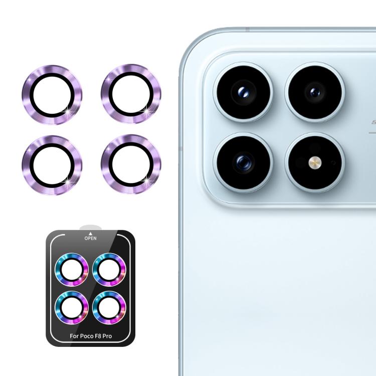 ENKAY Hat-Prince 9H Rear Camera Lens Aluminium Alloy Tempered Glass Film, For Redmi Note 17 Pro 5G Global 163mm, For Xiaomi Poco F8 Ultra, For Redmi Note 15 4G Global 164mm, For Xiaomi Poco F8 Pro, For Redmi K90, For Redmi K90 Pro Max                  ...
