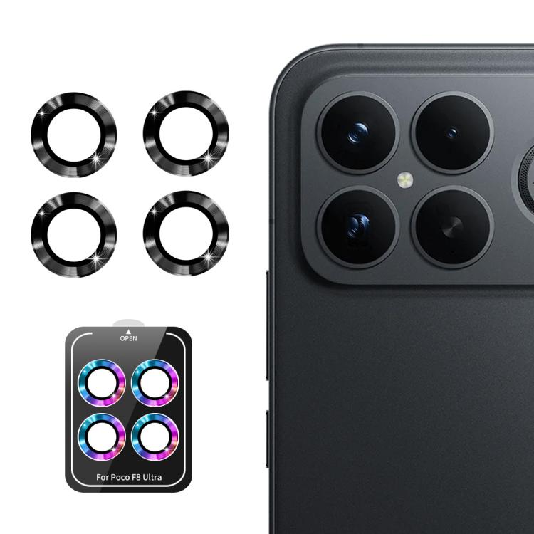 ENKAY Hat-Prince 9H Rear Camera Lens Aluminium Alloy Tempered Glass Film, For Redmi Note 17 Pro 5G Global 163mm, For Xiaomi Poco F8 Ultra, For Redmi Note 15 4G Global 164mm, For Xiaomi Poco F8 Pro, For Redmi K90, For Redmi K90 Pro Max                  ...