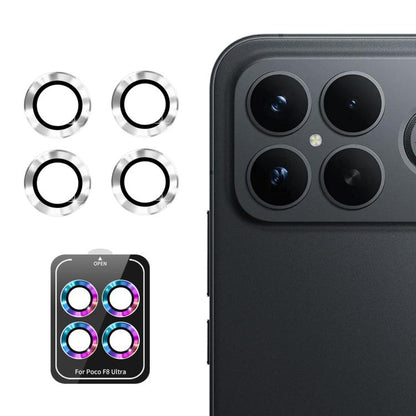 ENKAY Hat-Prince 9H Rear Camera Lens Aluminium Alloy Tempered Glass Film, For Redmi Note 17 Pro 5G Global 163mm, For Xiaomi Poco F8 Ultra, For Redmi Note 15 4G Global 164mm, For Xiaomi Poco F8 Pro, For Redmi K90, For Redmi K90 Pro Max                  ...