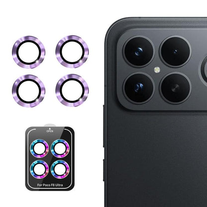 ENKAY Hat-Prince 9H Rear Camera Lens Aluminium Alloy Tempered Glass Film, For Redmi Note 17 Pro 5G Global 163mm, For Xiaomi Poco F8 Ultra, For Redmi Note 15 4G Global 164mm, For Xiaomi Poco F8 Pro, For Redmi K90, For Redmi K90 Pro Max                  ...