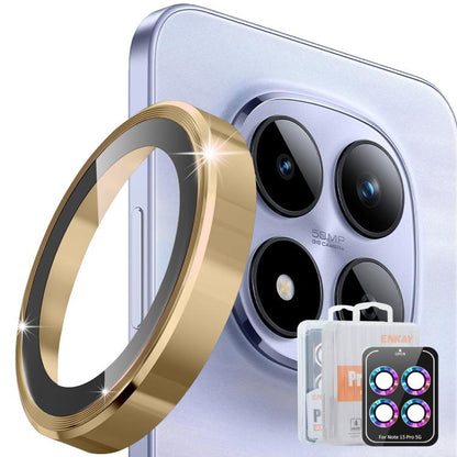 ENKAY Hat-Prince 9H Rear Camera Lens Aluminium Alloy Tempered Glass Film, For Redmi Note 17 Pro 5G Global 163mm, For Xiaomi Poco F8 Ultra, For Redmi Note 15 4G Global 164mm, For Xiaomi Poco F8 Pro, For Redmi K90, For Redmi K90 Pro Max                  ...