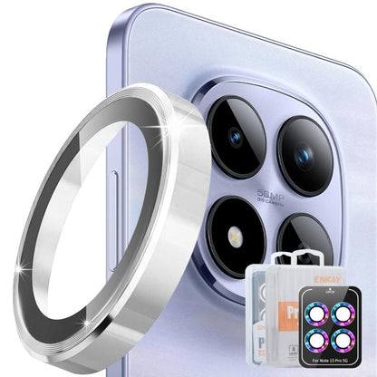 ENKAY Hat-Prince 9H Rear Camera Lens Aluminium Alloy Tempered Glass Film, For Redmi Note 17 Pro 5G Global 163mm, For Xiaomi Poco F8 Ultra, For Redmi Note 15 4G Global 164mm, For Xiaomi Poco F8 Pro, For Redmi K90, For Redmi K90 Pro Max                  ...