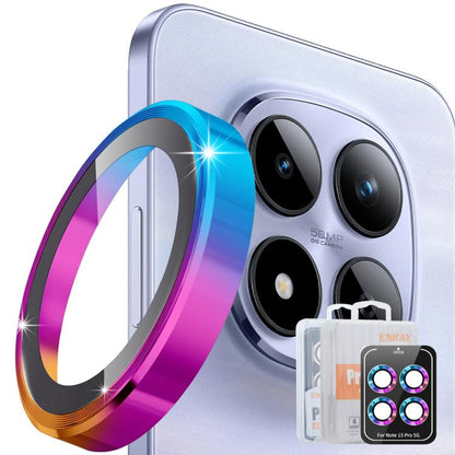 ENKAY Hat-Prince 9H Rear Camera Lens Aluminium Alloy Tempered Glass Film, For Redmi Note 17 Pro 5G Global 163mm, For Xiaomi Poco F8 Ultra, For Redmi Note 15 4G Global 164mm, For Xiaomi Poco F8 Pro, For Redmi K90, For Redmi K90 Pro Max                  ...