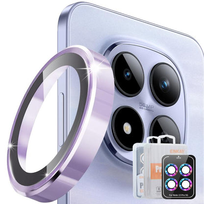 ENKAY Hat-Prince 9H Rear Camera Lens Aluminium Alloy Tempered Glass Film, For Redmi Note 17 Pro 5G Global 163mm, For Xiaomi Poco F8 Ultra, For Redmi Note 15 4G Global 164mm, For Xiaomi Poco F8 Pro, For Redmi K90, For Redmi K90 Pro Max                  ...