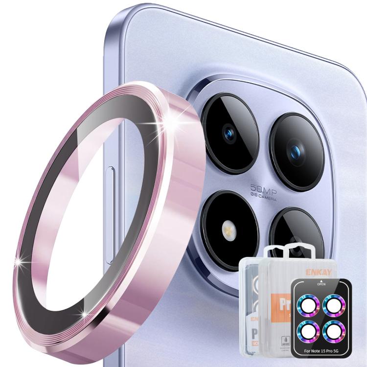 ENKAY Hat-Prince 9H Rear Camera Lens Aluminium Alloy Tempered Glass Film, For Redmi Note 17 Pro 5G Global 163mm, For Xiaomi Poco F8 Ultra, For Redmi Note 15 4G Global 164mm, For Xiaomi Poco F8 Pro, For Redmi K90, For Redmi K90 Pro Max                  ...