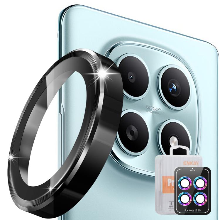 ENKAY Hat-Prince 9H Rear Camera Lens Aluminium Alloy Tempered Glass Film, For Redmi Note 17 Pro 5G Global 163mm, For Xiaomi Poco F8 Ultra, For Redmi Note 15 4G Global 164mm, For Xiaomi Poco F8 Pro, For Redmi K90, For Redmi K90 Pro Max                  ...