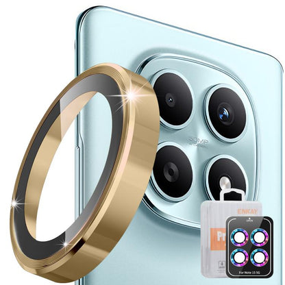 ENKAY Hat-Prince 9H Rear Camera Lens Aluminium Alloy Tempered Glass Film, For Redmi Note 17 Pro 5G Global 163mm, For Xiaomi Poco F8 Ultra, For Redmi Note 15 4G Global 164mm, For Xiaomi Poco F8 Pro, For Redmi K90, For Redmi K90 Pro Max                  ...