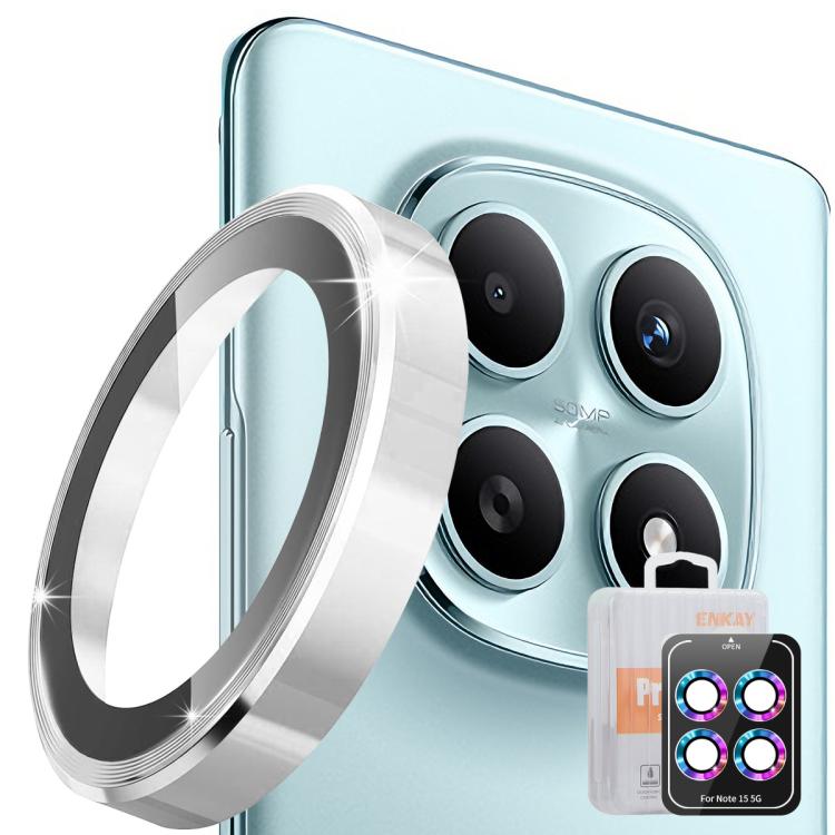 ENKAY Hat-Prince 9H Rear Camera Lens Aluminium Alloy Tempered Glass Film, For Redmi Note 17 Pro 5G Global 163mm, For Xiaomi Poco F8 Ultra, For Redmi Note 15 4G Global 164mm, For Xiaomi Poco F8 Pro, For Redmi K90, For Redmi K90 Pro Max                  ...