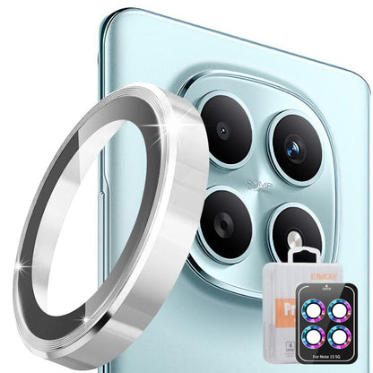 ENKAY Hat-Prince 9H Rear Camera Lens Aluminium Alloy Tempered Glass Film, For Redmi Note 17 Pro 5G Global 163mm, For Xiaomi Poco F8 Ultra, For Redmi Note 15 4G Global 164mm, For Xiaomi Poco F8 Pro, For Redmi K90, For Redmi K90 Pro Max                  ...