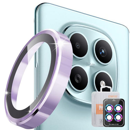 ENKAY Hat-Prince 9H Rear Camera Lens Aluminium Alloy Tempered Glass Film, For Redmi Note 17 Pro 5G Global 163mm, For Xiaomi Poco F8 Ultra, For Redmi Note 15 4G Global 164mm, For Xiaomi Poco F8 Pro, For Redmi K90, For Redmi K90 Pro Max                  ...