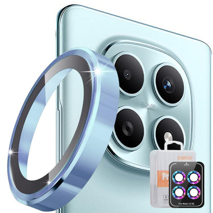 ENKAY Hat-Prince 9H Rear Camera Lens Aluminium Alloy Tempered Glass Film, For Redmi Note 17 Pro 5G Global 163mm, For Xiaomi Poco F8 Ultra, For Redmi Note 15 4G Global 164mm, For Xiaomi Poco F8 Pro, For Redmi K90, For Redmi K90 Pro Max                  ...
