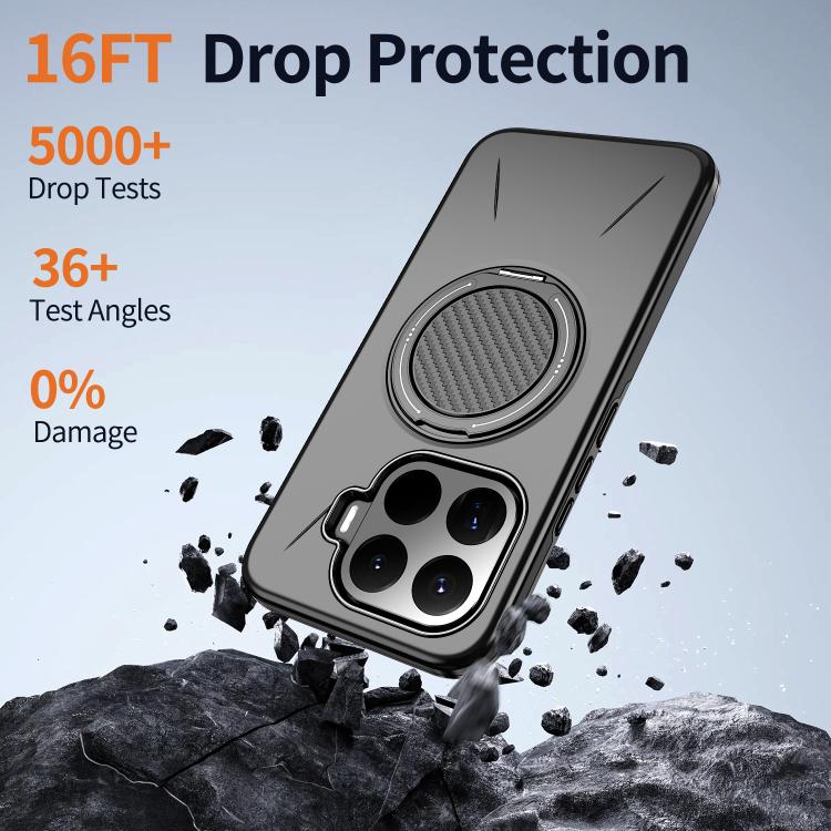 Kalebol Magnetic MagSafe Rotation Holder PC Phone Case, For Xiaomi 17T Pro 5G, For Xiaomi 17T 5G, For Redmi Note15 Pro 4G Global 163.2mm, For Xiaomi 17 Pro Max, For Redmi Note15 Pro+ 5G Global 163.3mm, For Redmi Note 15 Pro 5G Global 163.6mm           ...