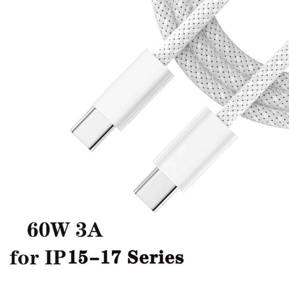 A3365 PD40W USB-C / Type-C Charger with Type-C to Type-C Data Cable, EU Plug, EU Plug + 1m Type-C Cable, EU Plug + 2m Type-C Cable