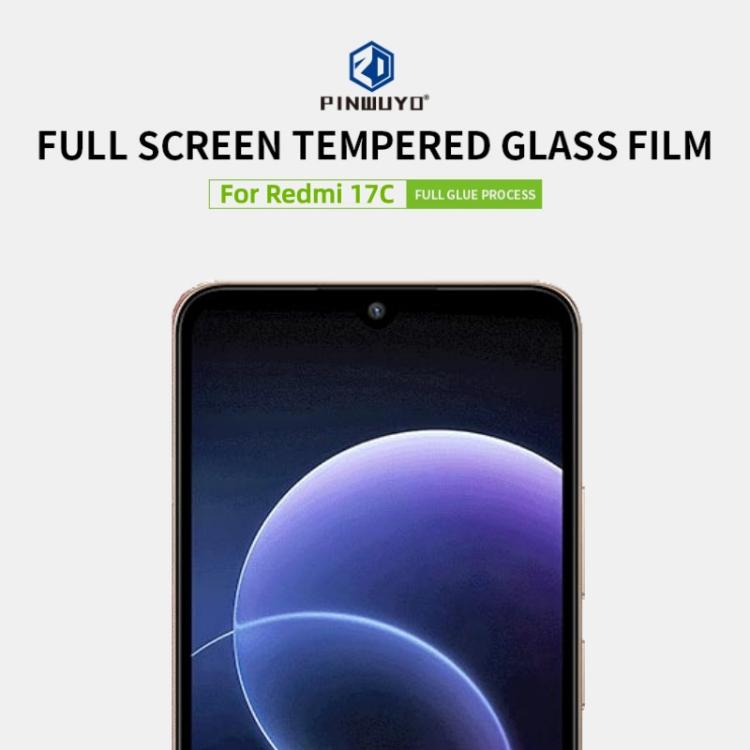 PINWUYO 9H 2.5D Full Screen Tempered Glass Film, For Redmi 17C 5G Global, For Xiaomi Poco M8 Power 5G, For Redmi K100 Pro Max / Poco F9 Ultra Unlock, For Redmi K100 Pro / Poco F9 Pro Unlock, For Redmi K90 Ultra, For Xiaomi 17 Max 5G Unlock             ...