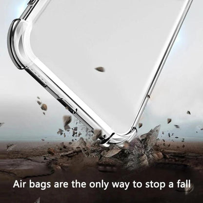 Transparent TPU phone case corner airbag protection during a drop